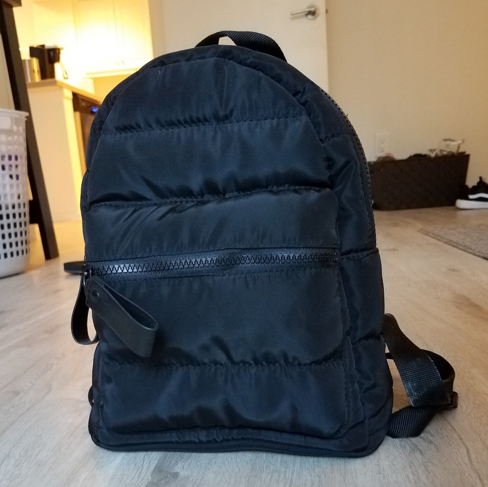 Black Puffer Backpack